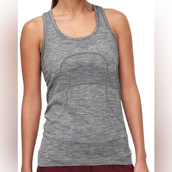 Lululemon Swiftly Tech Racerback Heathered Slate 4 - Picture 2 of 4